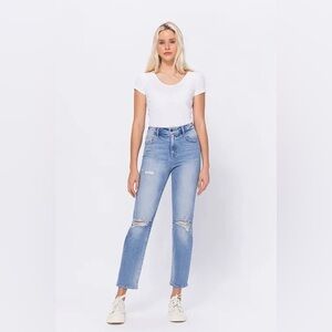 Hidden Classic Straight Leg Stretch Jeans — 26